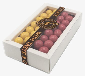 Duo Hallon-/Passion och Chililakrits från Narr Chocolate