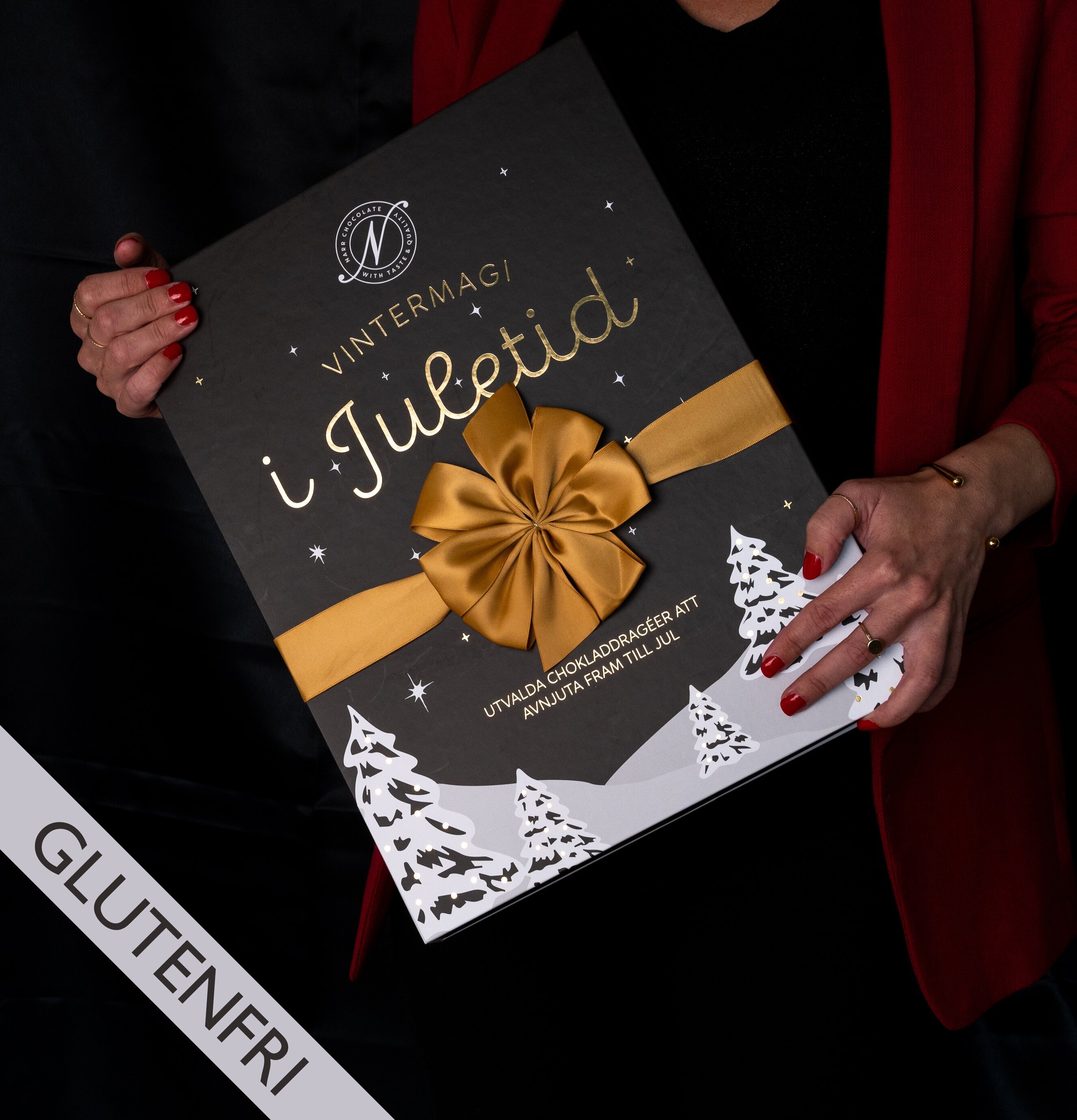 Adventskalender Vintermagi Glutenfri från Narr Chocolate