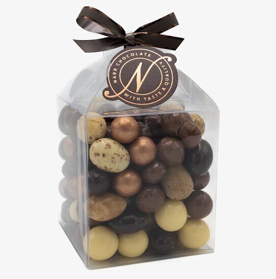 Mixbox från Narr Chocolate i transparent förpackning