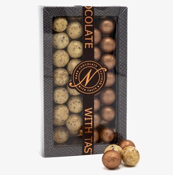 Duo Vit Melerad Lakrits/Kopparlakrits från Narr Chocolate