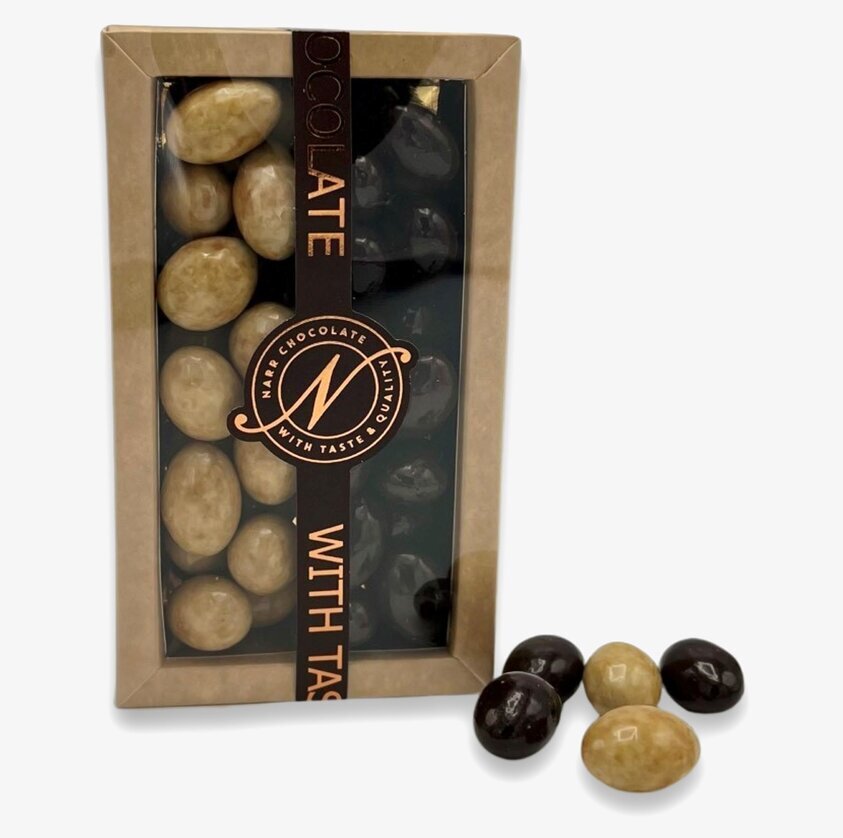Narr Chocolate Duo Tiramisu/Havssalt i elegant förpackning