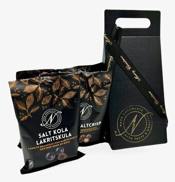 Julkassen från Narr Chocolate med lyxig lakrits och choklad