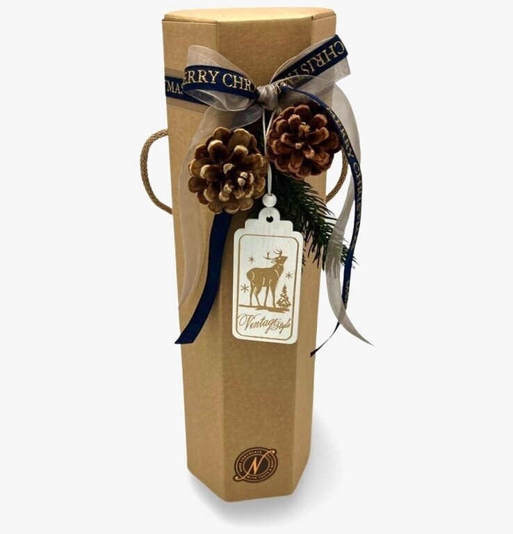 Burk-Kit Jul från Narr Chocolate med elegant juldesign