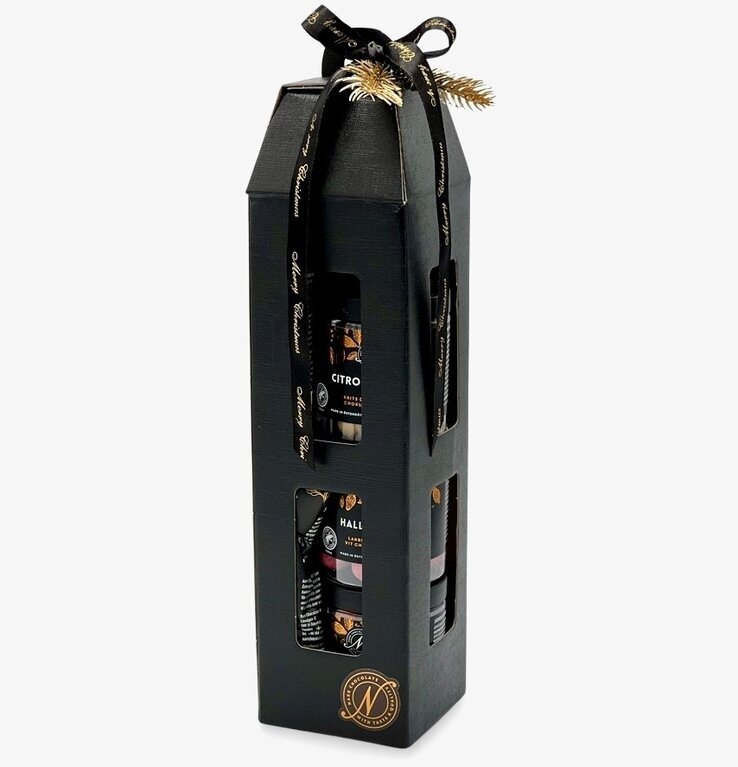 Höghuset från Narr Chocolate, elegant och hög förpackning