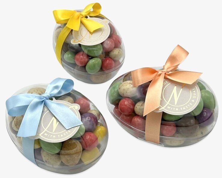 Påskägg Mixade Färger (13cm) från Narr Chocolate