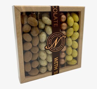 Bild av exklusiv presentask med fyra chokladsmaker