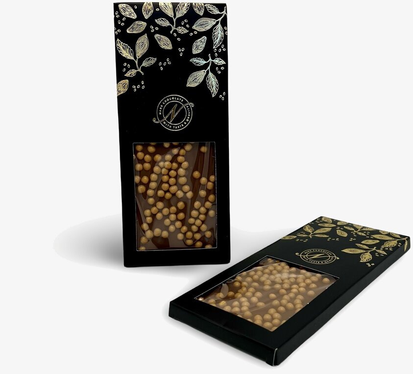 Chokladkaka Mjölkchoklad Och Karamell Crisp Narr Chocolate Choklad Chokladstrutar