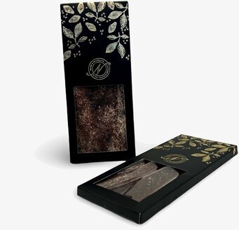 Bild av exklusiv chokladförpackning med unik smakprofil