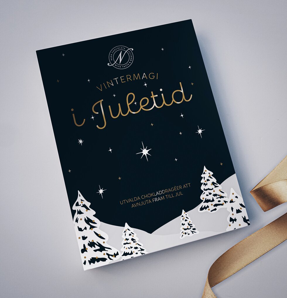 Adventskalender Vintermagi Lakrits Edition Narr Chocolate Choklad Chokladstrutar